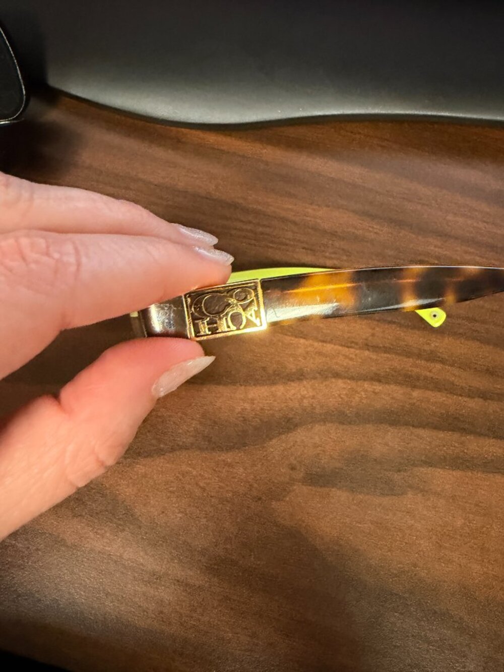 COACH HC5016Q Sherri 9002 Sand Half Rim Eyeglasses with COACH CASE - Picture 4 of 8